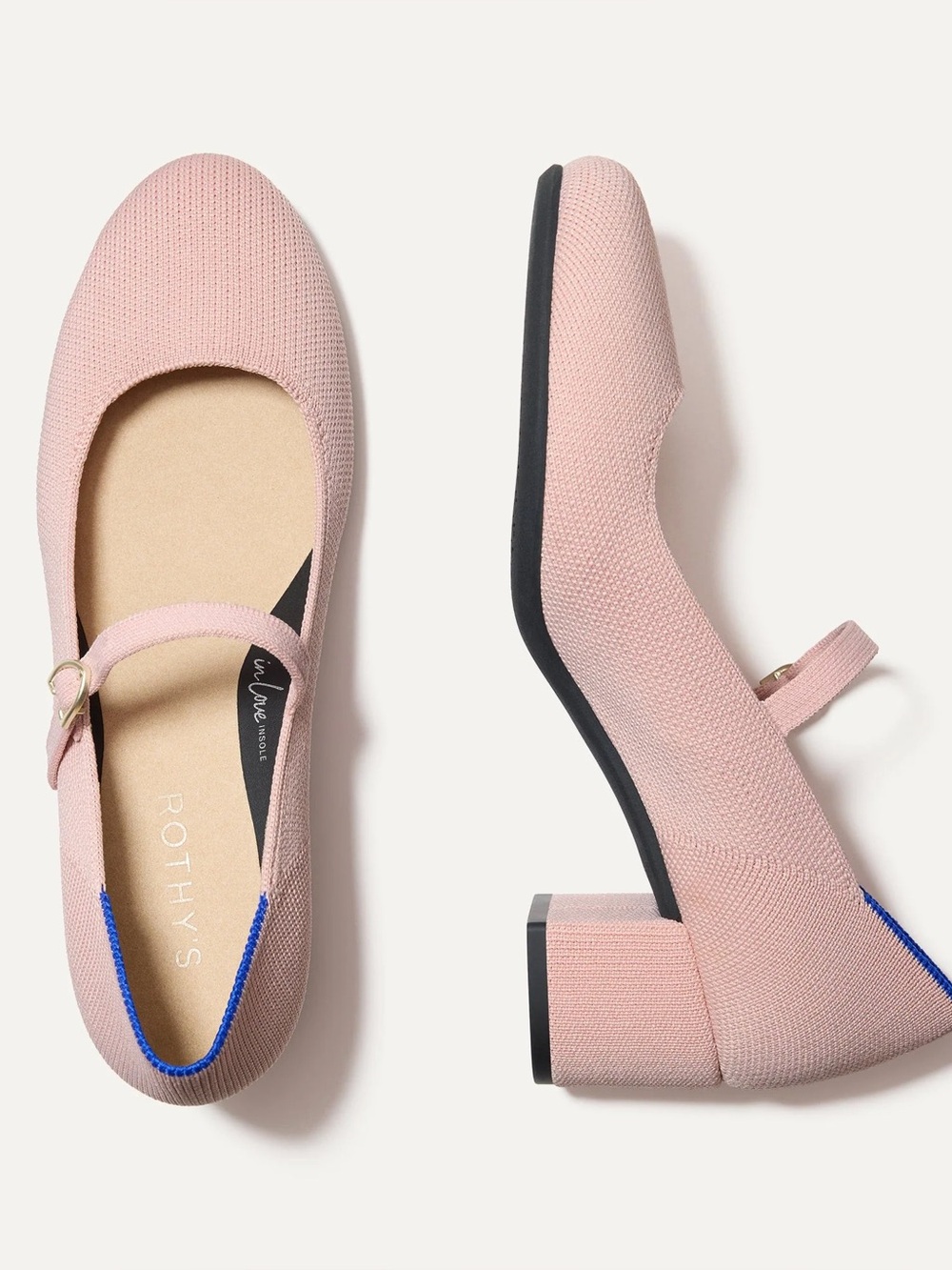 NEW Rothy’s Mary Jane Pump in Pale Ballerina Pink